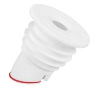 MAGICLULU Couvercle de Drain D'égout en Silicone Blanc Anti-odeur Dispositif Anti-retour et Anti-bouchage, Adapté pour Siphon Cuisine et Salle de Bain Diamètre 18-35mm