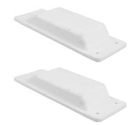 MAGICLULU Couvercle de Ventilation Blanc Abs pour Camping-Car et Camion, Régulation de Pression, Installation Facile, pour Transport Longue Distance, Lot de 2 Pièces
