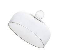 MAGICLULU Couvercle en Verre Transparent pour Gâteau ø 21 Cm h 14 Cm sans Plomb Protection Alimentaire Présentation De Dessert Couverture De Gâteau Pratique Et Portable