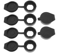 MAGICLULU Couvercles Étanches pour Serrure de Porte à Came, Lot de 6 Pièces en Plastique, Dimensions 18 X 16 MM, Protection Anti-Pluie pour Armoires de Distribution et Serrures de Portes