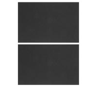 MAGICLULU Couverture de Soudage en Feutre de Carbone Haute Température 5mm Épaisseur, Noir, Efficacité Énergétique et Isolation Thermique pour Soudage et Four à Vide, Lot de 2