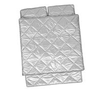 MAGICLULU Couverture d'isolation du congélateur Couvercle du Four à Micro-Ondes réfrigérateur Couvre décoratif Cache-poussière pour réfrigérateur Couvercle de réfrigérateur Aimant Silver