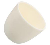 MAGICLULU Creuset en Céramique D'alumine 99% Haute Teneur, Capacité 60 Ml, Résistant à Haute Température, pour Fusion Métal et Analyses Laboratoire, Creuset Réfractaire Solide pour Chimie