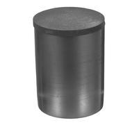 MAGICLULU Creuset en Graphite Noir avec Couvercle pour Laboratoire, Conductivité Thermique, Facile à Nettoyer, pour Fusion de L'argenté L'or en Laboratoire