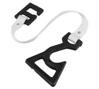 MAGICLULU Crochet de Fixation pour Tuyau et Rallonge Électrique en Fonte Blanche Sangle en Toile, Capacité de Charge Élevée et Fonctionnalité Polyvalente pour Usage Industriel