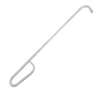 MAGICLULU Crochet De Levage Acier Pour Regard Et Porte Roulante Poignée Ergonomique Structure Robuste Et Résistant à Usure Outil Multifonction Pour Levage De Trappes Et Portes Enroulables