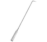 MAGICLULU Crochet de Tisonnier Métal Robuste pour Cheminée et Foyer Outil et Écologique pour Barbecue Camping et Usage Intérieur Extérieur Manipulation Facile et Longue Poignée