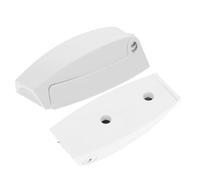 MAGICLULU Crochet de Trappe de Vr Blanc en Abs, Facile à Installer Transporter, Lot de 2 Pièces pour Porte de Camping-yachts, Accessoire Pratique pour Voyage