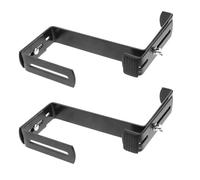 MAGICLULU Crochet Suspendre pour Pot de Fleurs en Fer 10,5 Cm, Support Réglable pour Jardinière, Lot de 1 Paire, Balcon Extérieur et Intérieur, Crochet Mural pour Plantes et Pots Suspendus