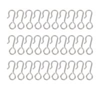 MAGICLULU Crochets Métalliques 23 MM 100 Pièces pour Housses de Siège Auto Fixation Coussin Voiture Adaptés pour Accessoires D’Intérieur Automobile