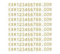 MAGICLULU Cube D'Affichage Des Prix 20 Pièces Étiquettes De Prix En Plastique Réglables Pour Bijoux Montres Vêtements Et Accessoires Présentoir De Comptoir Pour Boutique Et Commerce