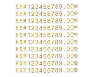 MAGICLULU Cube D'Affichage Des Prix 20 Pièces Étiquettes De Prix Réglables En Plastique Pour Bijoux Montres Vêtements Et Accessoires Présentoir De Comptoir Pour Boutique Et Commerce
