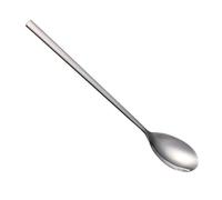 MAGICLULU Cuillère à Boulettes de Viande Manche Long Finition Miroir en Acier Inoxydable Forme Ovale Perforée, Cuisine Professionnelle