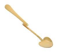 MAGICLULU Cuillère À Thé Suspendue En Forme De Z Cuillère À Mélanger En Acier Inoxydable Pour Crème