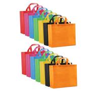 MAGICLULU De Magasin Non Tissés 21 Pièces Élégants Shopping Réutilisables Robustes Légers Multi-usages Poignées Solides