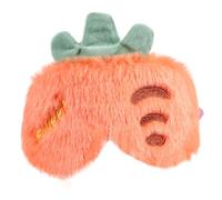 MAGICLULU de Sommeil Pelucheux Motif Carotte, Bandeau Doux et, Occultant pour Dormir, Accessoire Sommeil Léger et Confortable, Voyage et Relaxation, Présent Original