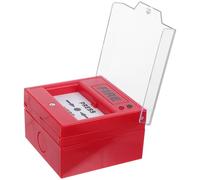 MAGICLULU Déclencheur D'alarme Incendie Manuel Protection Plastique Bouton d'urgence Réarmable Sirène de Sécurité pour Système Alarme de Bureau et Évacuation Bâtiment Alarme de Sécurité