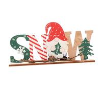 MAGICLULU Décoration de Noël avec Lettrage Anglais Ornement Cartoon pour Bureau et Maison Décor pour Noël pour Offrir ou Décorer Vitrines