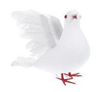 MAGICLULU Décoration Oiseau Artificiel Pigeon Blanche Pigeon Paix Décoration Maison Mariage