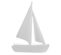 MAGICLULU Décoration Voile Nautique Parure en Forme De Voilier Bateau à Voile Croisière Décoration De Table Bord De Mer des Trucs Sympas pour Ta Décoration De Bateau Blanche Résine
