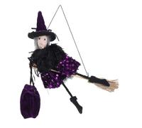 MAGICLULU Décorations suspendues en Statue de d'halloween Suspendue d'halloween Accessoire de Effrayant Chiffon Violet,