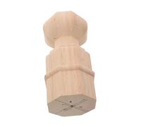 MAGICLULU Decorative Wood Finial for Stairs Post French Wedding Style Unfinished Wood Carved Topper for Staircases Furniture and Fence Decor Romantic Elegant Accent