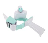 MAGICLULU Dévidoir de Ruban Adhésif Manuel Portable Vert Clair, Coupe-ruban pour Carton D'expédition Système de Tension Réglable, Outil de Découpe Pratique pour Emballage Bureau