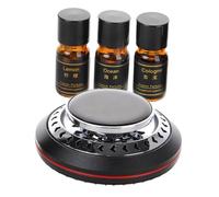 MAGICLULU Diffuseur Automobile Bois de Hêtre Élimination des Odeurs Désagréables Accessoire Décoratif avec Huiles Essentielles Citrus Parfum Durable pour Intérieur Agréable