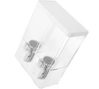 MAGICLULU Distributeur à Pression de Mural à Savonnette et en Compartiments Ps Mécanisme Design Moderne et Élégant Cuisine et Salle de Bain