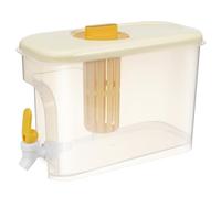 MAGICLULU Distributeur de Boissons Plastique avec Robinet Pichet Réfrigérateur pour Infusion de Fruits Contenant Pratique pour Fêtes et Réunions Familiales Réutilisable