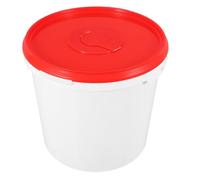 MAGICLULU Distributeur De Lingettes Rechargeable Plastique Couvercle Rouge, Étui Portable Et Réutilisable Pour Bébé, Usage Voiture Et Salle De Bain, Seau à Lingettes Pratique