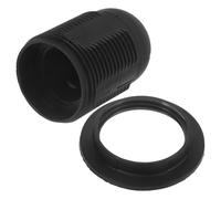 MAGICLULU Douille E26 pour Ampoule en Pe Noir, Support de Lampe à Filetage Complet, Résistance au Feu, pour Lampe Suspendue Design Élégant et Flexibilité