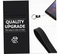 MAGICLULU Dragonne Poignet Téléphone et Appareil Photo Noir Strap Pratique et Détachable pour Accessoires Légers Bracelet de Maintien Multifonction