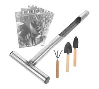 MAGICLULU Échantillonneur de Sol Manuel en Acier Inoxydable, Outil de Prélèvement de Sol pour Analyse Précise, Poignée en T, Léger et Portable, Adapté Jardinage L’Entretien des Pelouses,