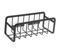 MAGICLULU Égouttoir à Éponges Support Pratique sans Perçage en Fer Robuste Multifonction Noir pour Évier Cuisine pour Organisation et Rangement Cuisine