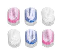 MAGICLULU Éliminateur de Callosités à Deux Faces en Pierre Naturelle 6pcs Brosse Pieds, Matériel Sûr Soins des Pieds Couleur Aléatoire