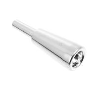 MAGICLULU Embouchure de Trompette Plaquée Argenté, Style Américain, Facile à Installer, Accessoire Pratique pour Étudiants et Professionnels