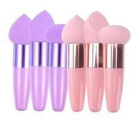 MAGICLULU Ensemble De 3 Pinceaux Éponges De Maquillage Pour Femmes Stylos De Maquillage Portables Houppette De Maquillage En Latex