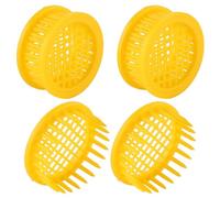 MAGICLULU Ensemble de 6 Cages D’apiculteur en Plastique pour Élevage de Reines, Godets D’élevage Solide et Sûrs, Outils Apicoles Indispensables pour Apiculteurs Professionnels et Amateurs,