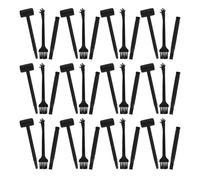 MAGICLULU Ensembles avec 20 Kit Archéologique Développement des Compétences pour Marteau et Burin en Plastique Noir, Accessoires Garçon et Filles pour Fouilles Éducatives la Maison