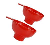 MAGICLULU Entonnoir À Large Ouverture En Plastique Robuste 2 Pièces Pour La Mise En Conserve Dhuile De Jus De Haricots De Sel De Sauce De Vin Facile À Utiliser Et À Nettoyer