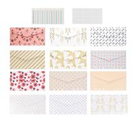 MAGICLULU Enveloppes Budgétaires en Papier, Feuilles Mobiles de Suivi des Dépenses, Format Compact Léger pour Gestion de Budget Personnel, Kit Enveloppes DIY pour Trésorerie et Organisation