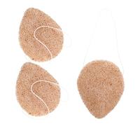 MAGICLULU Éponge Exfoliante Visage Réutilisable 3pcs en Mousse Douce pour Nettoyage Profond et Gommage, pour Voyage et Usage à Domicile