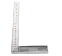 MAGICLULU Équerre de Menuisier en Acier Inoxydable 300 Mm Renforcée, Outil de Mesure Précis pour Travail du Bois, Règle Multifonctionnelle en Métal pour Bricolage et Menuiserie