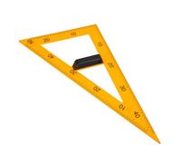 MAGICLULU Équerre Magnétique Triangulaire 40 Cm Jaune 45°/60° Outil Pédagogique pour Tableau Noir Fourniture Scolaire Règle de Mesure Mathématique pour Enseignement
