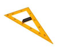 MAGICLULU Équerre Magnétique Triangulaire Pédagogique 40 Cm Jaune, Règle à Dessin 45°-60° pour Enseignement Scolaire, Outil Polyvalent Bureau et Tableau, Fournitures Scolaires Précises