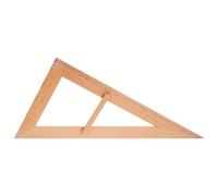 MAGICLULU Équerre Triangle Bois 52Cm Outil Pédagogique Réutilisable pour Enseignant et Atelier Résolution Problèmes Géométriques en Classe