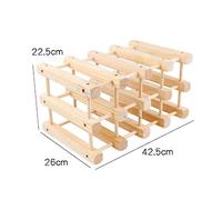 MAGICLULU Étagère à Vin Massif Support de Rangement pour Bouteilles Présentoir Horizontal pour Cuisine