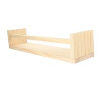 MAGICLULU Étagère De Rangement Flottante De Capacité Étagère Murale en Bois pour Jardinière À Livres Et Épices Design Simple Et Généreux