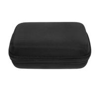MAGICLULU Étui de Rangement Protecteur Portable pour Appareil de Test Glycémie Diabète en Eva et Tissu Oxford Noir, Organisation Polyvalente pour Maison et Bureau